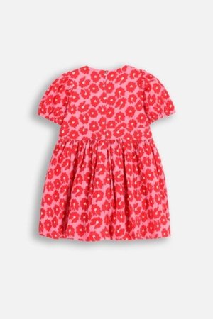 COCCODRILLO suknelė trumpomis rankovėmis MAXITROPIC GIRL KIDS, spalvota, WC5128201MGK-022-122, 122 cm 