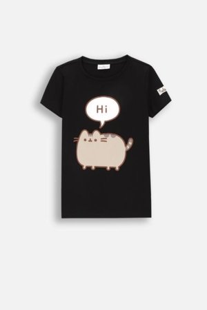 COCCODRILLO marškinėliai LICENCE GIRL, juodi, ZC4143208LGD-021-164, 164 cm 