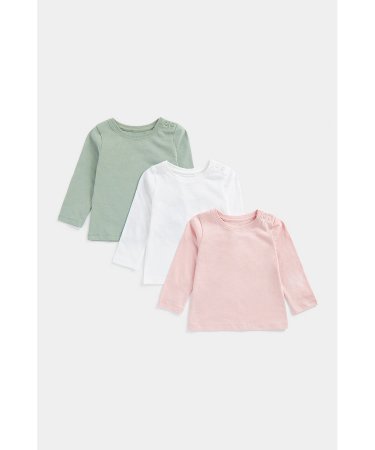 MOTHERCARE marškinėliai ilgomis rankovėmis 3 vnt., FD140 640791