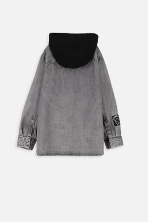 COCCODRILLO marškiniai MAXI MINI BOY KIDS, mėlyni, ZC3136401MBK-014 ZC3136401MBK-014-122