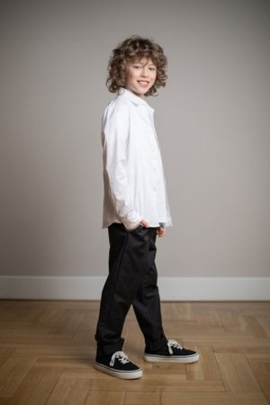 COCCODRILLO kelnės, juodos, dydis 