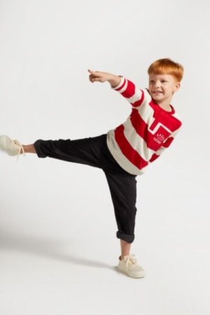 COCCODRILLO marškinėliai trumpomis rankovėmis ACADEMY BOY KIDS, raudoni, ZC4143101ABK-009-092, 92 cm 