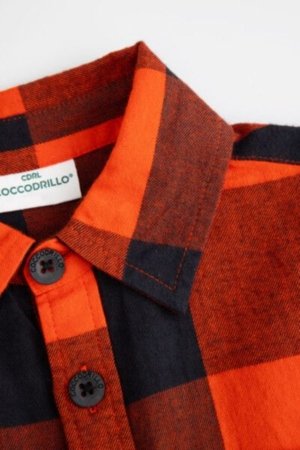 COCCODRILLO marškiniai GRUNGE SWAMP BOY JUNIOR, raudoni, ZC4136102GBJ-009-164, 164 cm 