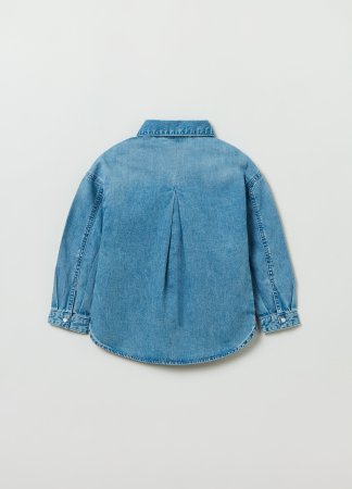OVS GIRL3-10Y BLOUSE L/S 2M 7-8 AZURE 001833105 001833105