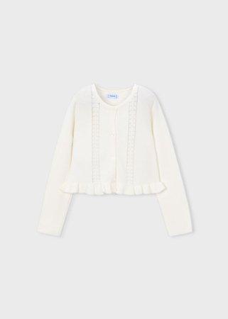 MAYORAL susegamas megztinis, natural, 3.383-96, cm 