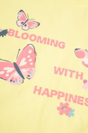 COCCODRILLO marškinėliai trumpomis rankovėmis, geltoni, WC6143201FGK-004-122 