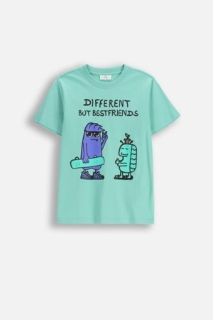 COCCODRILLO marškinėliai trumpomis rankovėmis, violetiniai, WC6143210VBA-011-116, 116 dydis 