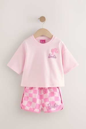 NEXT BARBIE marškinėliai trumpomis rankovėmis ir šortai, AD4084, 104-110 