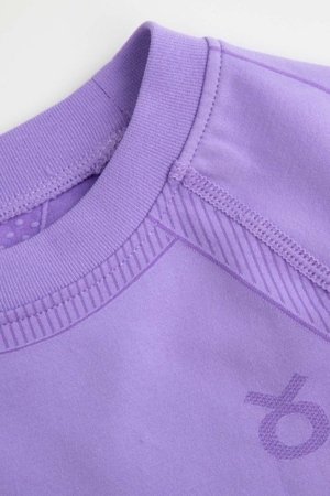 Lemon termo marškinėliai ilgomis rankovėmis, violetiniai, ZL6187201ACG-016-140, 140/146 dydis 