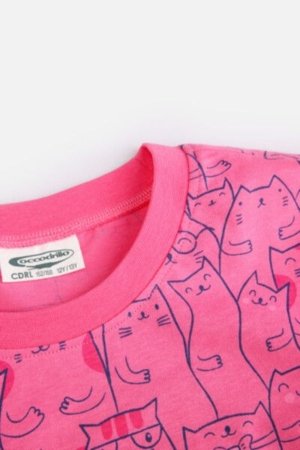 COCCODRILLO pižama PYJAMAS, rožinė, ZC4448115PJS-007-164, 164/170 cm 