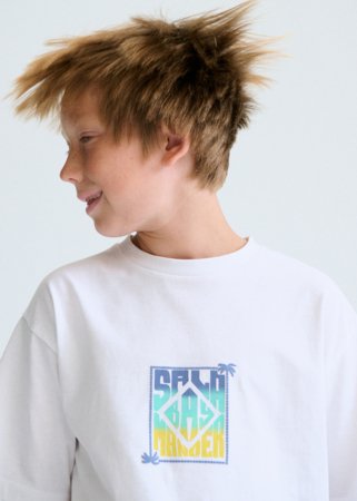 MAYORAL marškinėliai trumpomis rankovėmis, white lemo, 6.036-29, 152  cm 