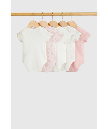 MOTHERCARE smėlinukas trumpomis rankovėmis, 5vnt., GF066 