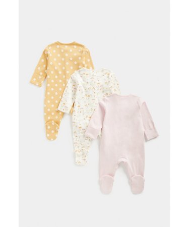 MOTHERCARE šliaužtinukas ilgomis rankovėmis 3 vnt., FB333 