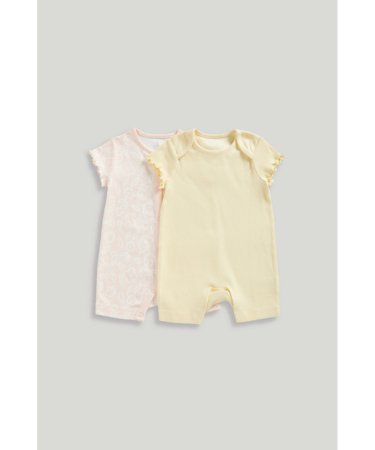 MOTHERCARE šliaužtinukas trumpomis rankovėmis 2 vnt., LL867 74 