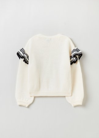 OVS GIRL3-10Y TRICOT 2H 3-4 WHITE 001913566 