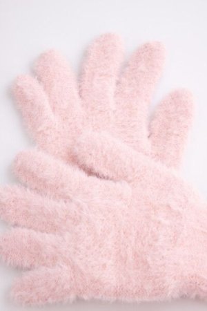 COCCODRILLO pirštuotos pirštinės ACCESSORIES WINTER GIRL, rožinės, ZC4360313AWG-007-XL, XL cm 