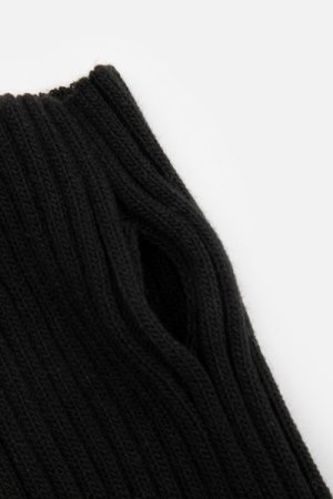 COCCODRILLO kumštinės pirštinės BASIC ACCESSORIES, juodos, ZC3360801BAC-021 
