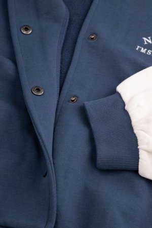 COCCODRILLO susegamas džemperis, tamsiai mėlynas, WC6132201FGJ-015-146, 146 dydis 