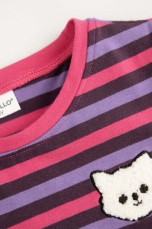COCCODRILLO marškinėliai trumpomis rankovėmis ACADEMY GIRL KIDS, spalvoti, ZC4143203AGK-022-122, 122 cm 