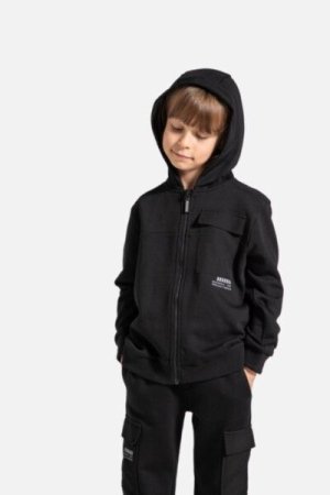 COCCODRILLO džemperis WORLD OF PIXEL BOY KIDS, juodas, ZC4132601WBK-021-122, 122 cm 