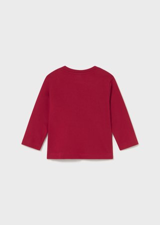 MAYORAL marškinėliai ilgomis rankovėmis, red, 2.071-43, 4 cm 