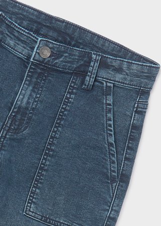 MAYORAL kelnės, blue black, 7.558-24 