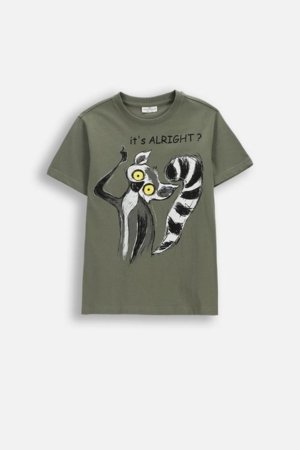 COCCODRILLO marškinėliai trumpomis rankovėmis, žali, cm 