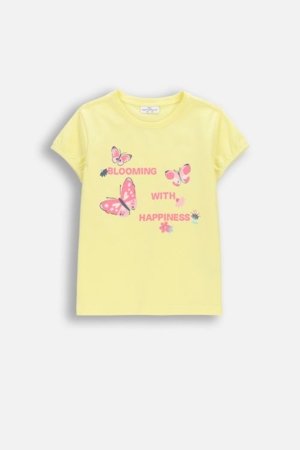 COCCODRILLO marškinėliai trumpomis rankovėmis, geltoni, WC6143201FGK-004-122 