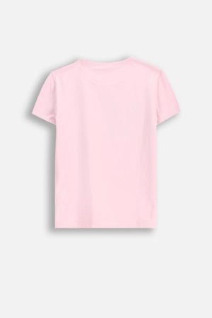 COCCODRILLO marškinėliai trumpomis rankovėmis EVERYDAY GIRL B, rožiniai, WC5143207VGB-007-152, 152 cm 