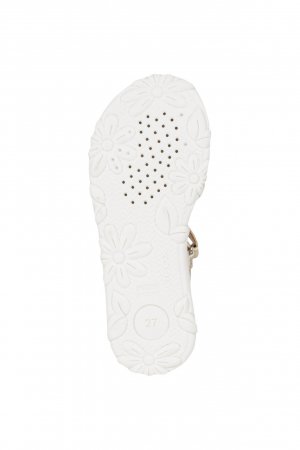 GEOX basutės beige/gold, J158ZA-054BJ-C0512 J158ZA-054BJ-C0512