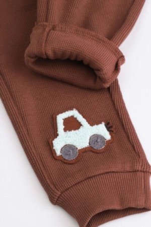 COCCODRILLO sportinės kelnės MY WAY BOY NEWBORN, rudos, ZC4120103MBN-018-086, 86 cm 