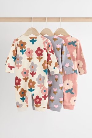 NEXT šliaužtinukas ilgomis rankovėmis, 3vnt., N77691 62-68 