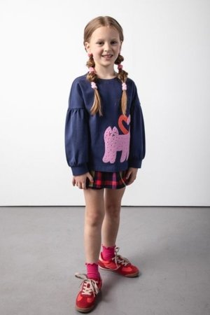COCCODRILLO marškinėliai ACADEMY GIRL KIDS, mėlyni, cm 