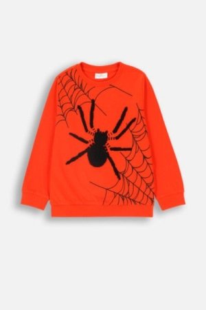 COCCODRILLO marškinėliai GRUNGE SWAMP BOY KIDS, raudoni, ZC4143102GBK-009-122, 122 cm 