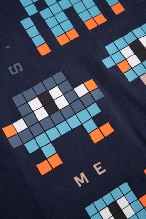 COCCODRILLO marškinėliai ilgomis rankovėmis, tamsiai mėlyni, cm 