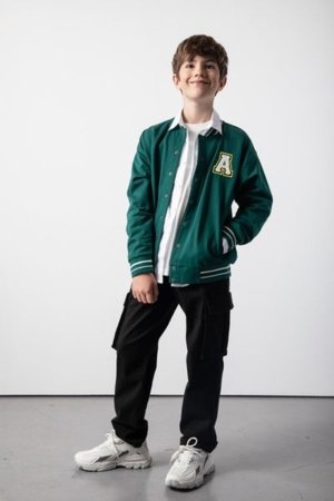 COCCODRILLO džemperis ACADEMY BOY JUNIOR, žalias, ZC5132602ABJ-011-164, 164 cm 