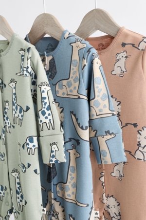 NEXT šliaužtinukas ilgomis rankovėmis, 3vnt., K79519 80-86 