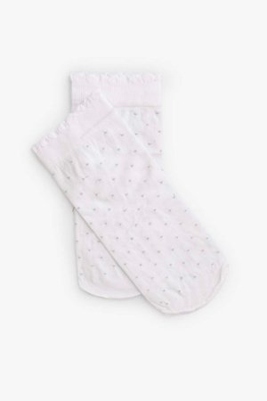 COCCODRILLO kojinės, baltos, WC6382902TSO-001-033, 33/36 dydis 