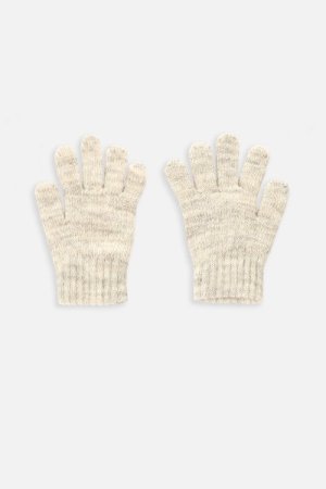 COCCODRILLO pirštuotos pirštinės BASIC ACCESSORIES, smėlio spalvos, ZC3360302BAC-002 