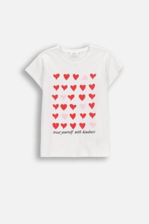 COCCODRILLO marškinėliai trumpomis rankovėmis, balti, WC6143217VGA-001-116, 116 cm 