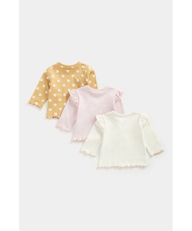 MOTHERCARE marškinėliai ilgomis rankovėmis 3 vnt., FB342 