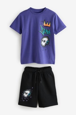 NEXT marškinėliai trumpomis rankovėmis ir šortai, E45724 128