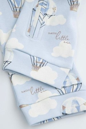 COCCODRILLO šliaužtinukas ilgomis rankovėmis UNDERWEAR SPECIAL BOY, mėlynas, WC5404201USB-036-086, 86 cm 