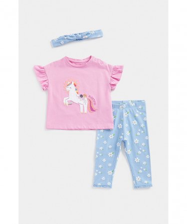 MOTHERCARE marškinėliai trumpomis rankovėmis, tamprės ir galvos juosta, EC048 632860