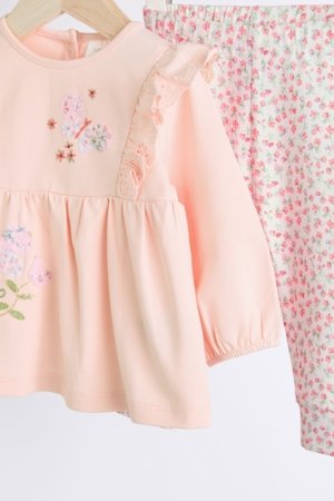 NEXT marškinėliai ilgomis rankovėmis ir tamprės, Q95420 62-68 