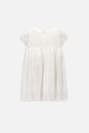 COCCODRILLO suknelė trumpomis rankovėmis ELEGANT BABY GIRL, , WC4128205EBG-001-0 