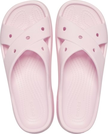 CROCS šlepetės, rožinės, 210840-6ZW, 39,5 dydis 
