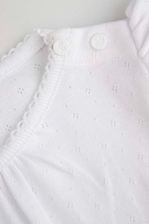 COCCODRILLO smėlinukas ilgomis rankovėmis, baltas, dydis 