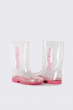 COCCODRILLO guminiai batai SHOES GIRL, transparent, WC2205108SHG-028 WC2205108SHG-028-031