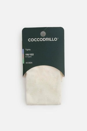 COCCODRILLO pėdkelnės, kreminės, WC6380304TMC-003-116, 116/122 dydis 